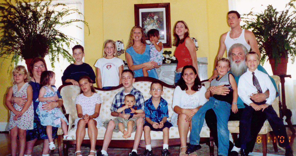 Grandkids at the South Carolina reunion